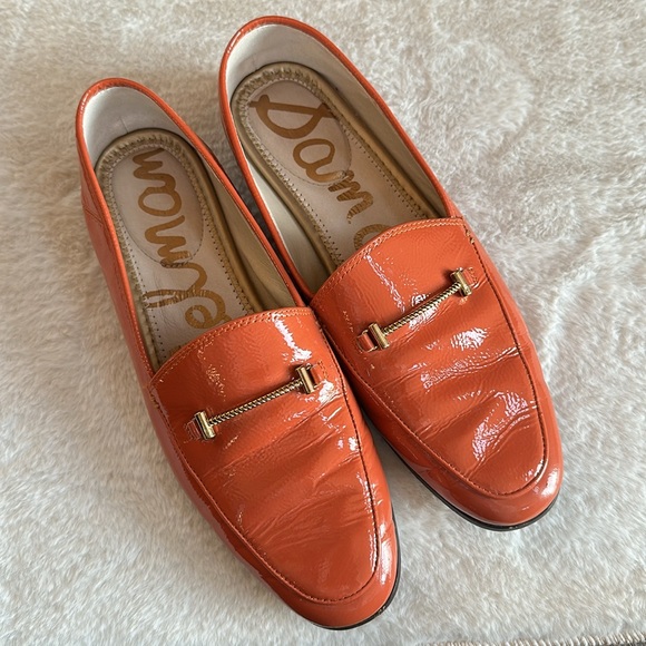 Sam Edelman Patent tangerine Orange Loafers - Picture 14 of 14
